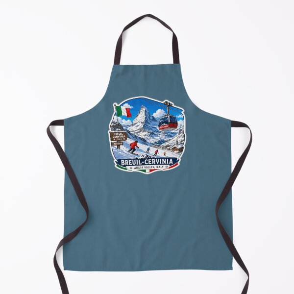 Item preview, Cervinia Italy Italia Ski Skiing Italian Alps Sticker TShirt 05 designed and sold by OuterShellUK.