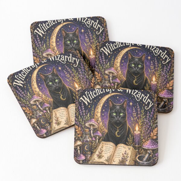 Item preview, Cat with magic book designed and sold by LosthopeCreations.