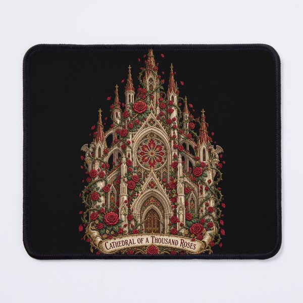 Item preview, Gothic Cathedral of a Thousand Roses – Dark Romantic Floral Architecture designed and sold by Emoji Emblems.