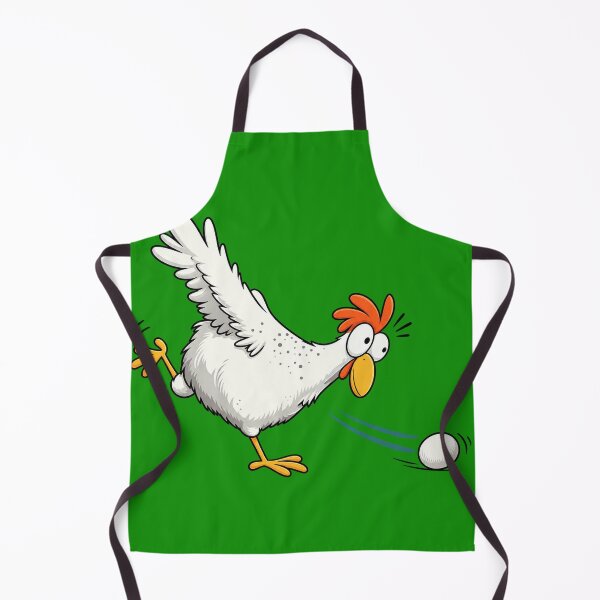 Item preview, Shocked Chicken Shoots Egg - Funny Farm Cartoon & Crazy Hen Humor designed and sold by SVox.
