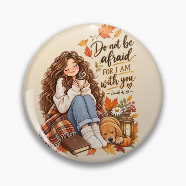 Item preview, Do Not Be Afraid, For I Am With You – Isaiah 41:10 | Christian Autumn Inspirational Art designed and sold by Niespodzianki.