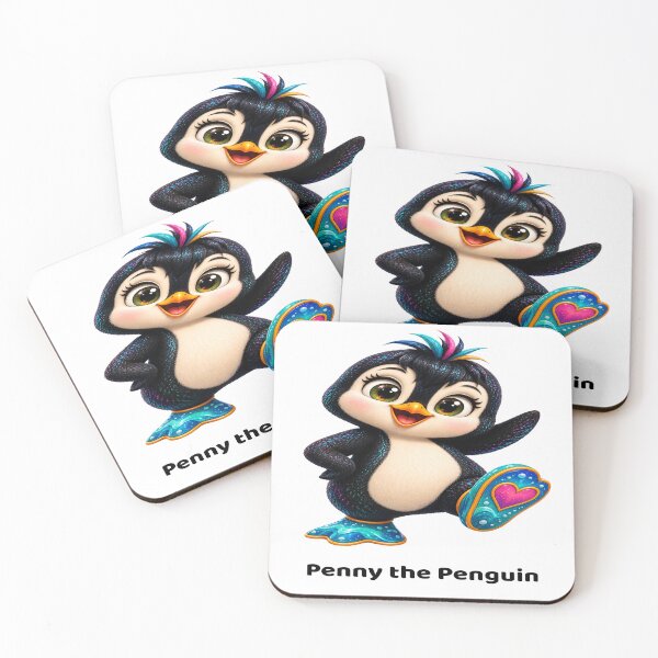 Item preview, Penny the Penguin designed and sold by ArtC-Designs by Kathy Higgins.