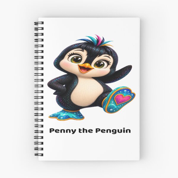 Item preview, Penny the Penguin designed and sold by ArtC-Designs by Kathy Higgins.