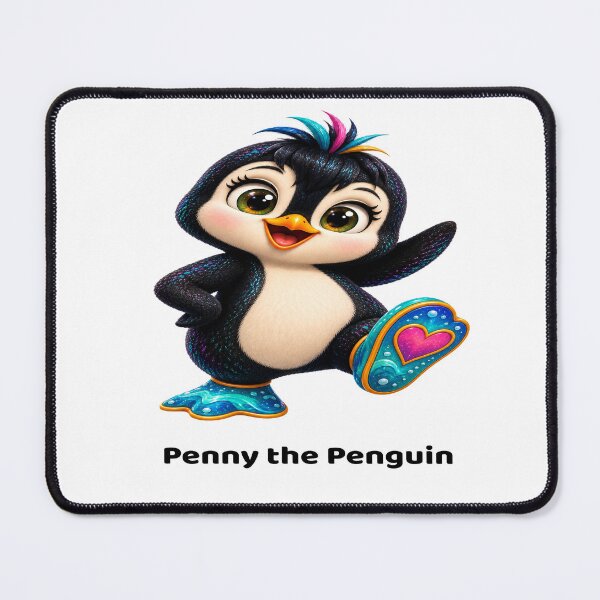 Item preview, Penny the Penguin designed and sold by ArtC-Designs by Kathy Higgins.