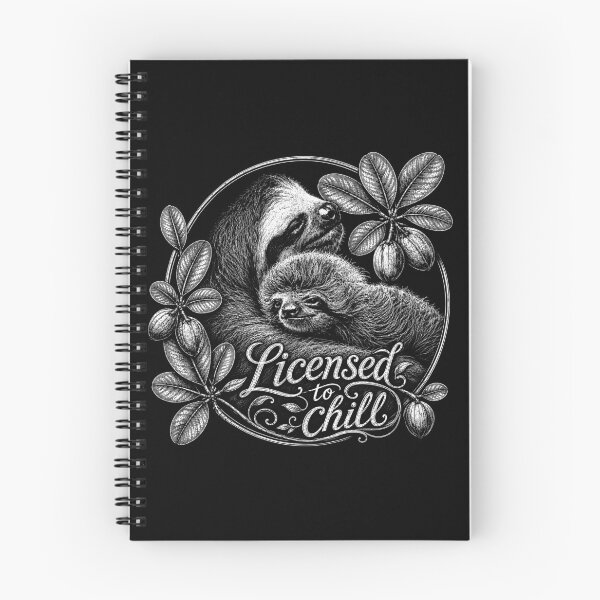 Item preview, Sloth Mom & Baby – Licensed to Chill designed and sold by JVFotoArt.