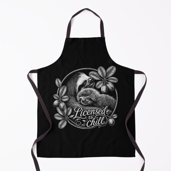 Item preview, Sloth Mom & Baby – Licensed to Chill designed and sold by JVFotoArt.