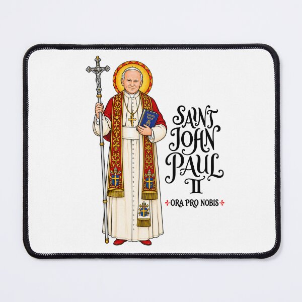 Item preview, Saint John Paul II | Catholic Pope Saint Design designed and sold by Christian by Grace.