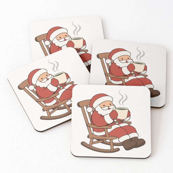 Item preview, Santa Relaxing Holiday Cartoon  designed and sold by stylishdzign.