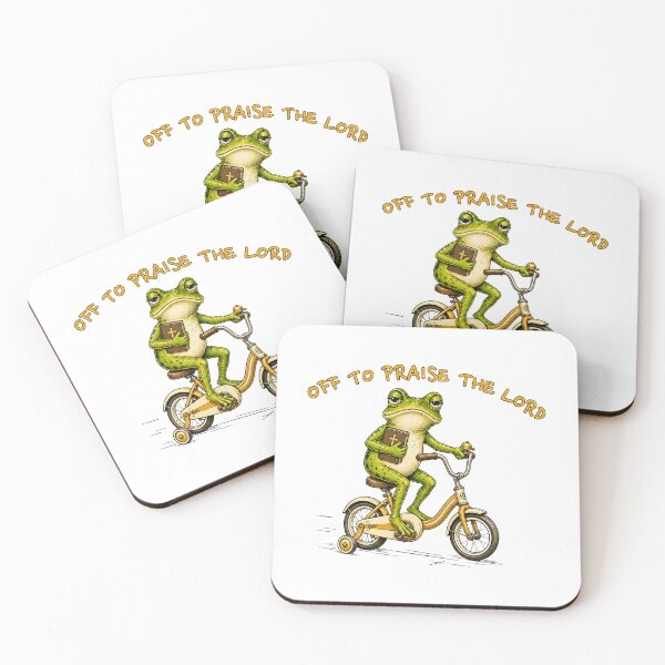 Item preview,  The Lord Frog Riding Bike Bible Vintage Graphic designed and sold by Derekquie.