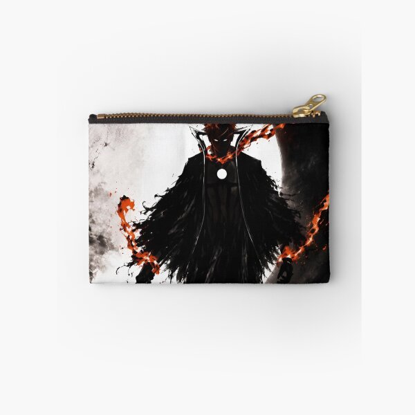 Item preview, Dark Flame Sword Warrior – Black Samurai Anime-Inspired Art designed and sold by Dyan4.
