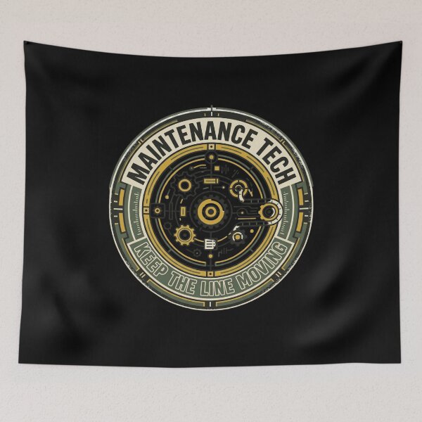 Item preview, Maintenance Tech Industrial Technician Design designed and sold by Amr Darwish Graphic designer.