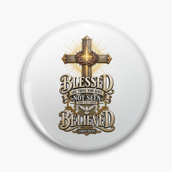 Item preview, Blessed Are Those Who Have Not Seen And Yet Have Believed John 20:29 Vintage Cross designed and sold by Derekquie.