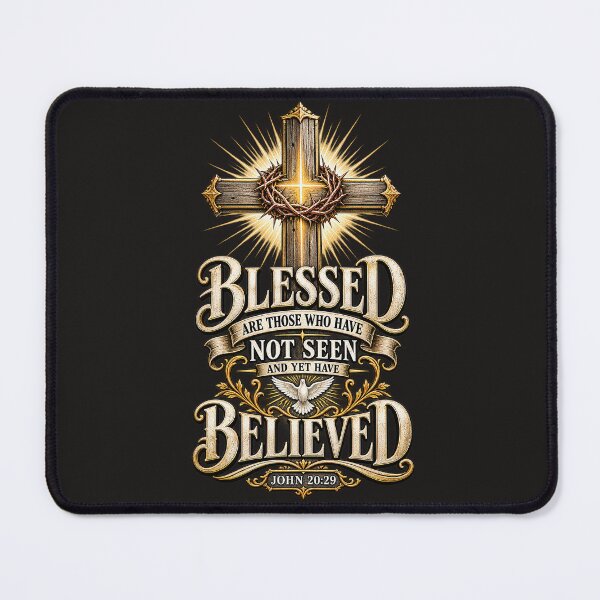 Item preview, Blessed Are Those Who Have Not Seen And Yet Have Believed John 20:29 Vintage Cross designed and sold by Derekquie.