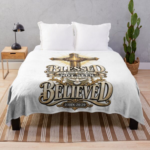 Item preview, Blessed Are Those Who Have Not Seen And Yet Have Believed John 20:29 Vintage Cross designed and sold by Derekquie.