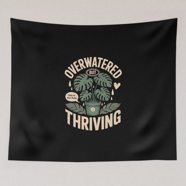 Item preview, OVERWATERED BUT THRIVING designed and sold by jkrphoto.