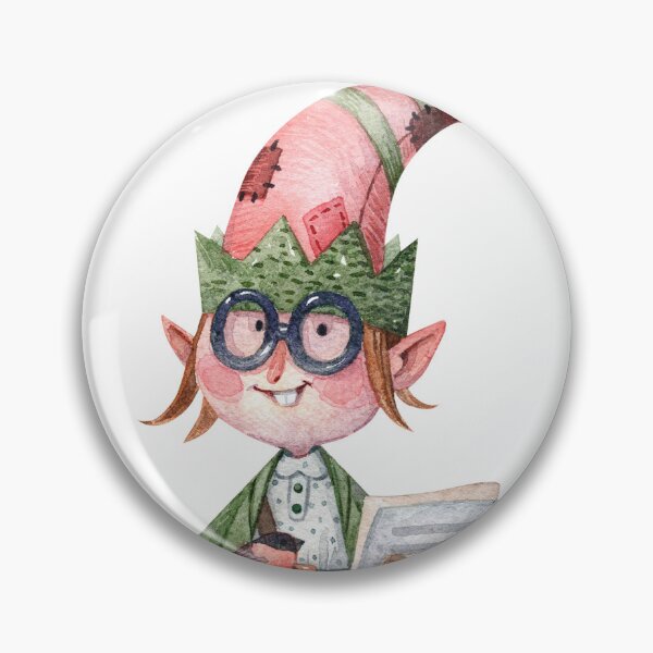 Item preview, Christmas Elf Postal Worker with Letters designed and sold by White Rabbit Design .