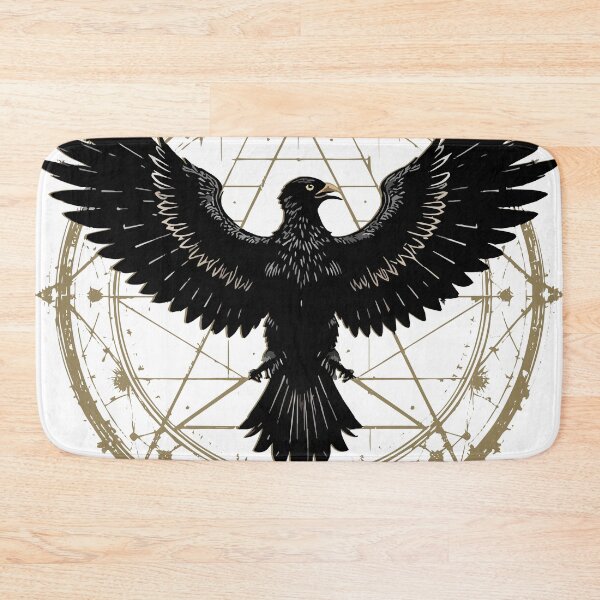 Item preview, Winged Black Vulture Sacred Geometry designed and sold by Maria Garcia´s.