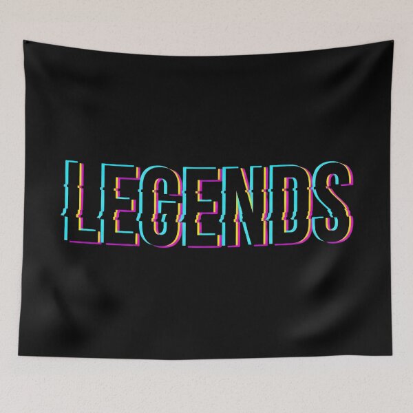 Item preview, Glitch Typography Legends Vibe designed and sold by MarCinu Art.