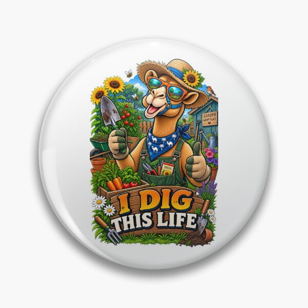 Item preview, Funny Gardening Camel - I Dig This Life -  Gardening Gift For Gardener Camel Lovers designed and sold by Camel & Quirk.