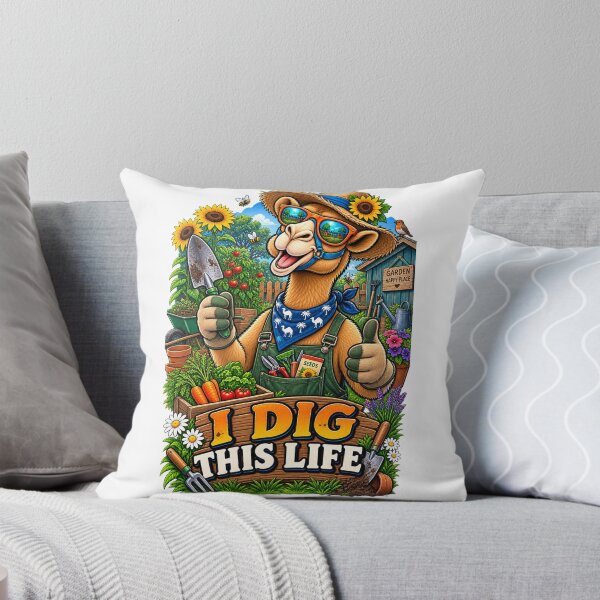 Item preview, Funny Gardening Camel - I Dig This Life -  Gardening Gift For Gardener Camel Lovers designed and sold by Camel & Quirk.