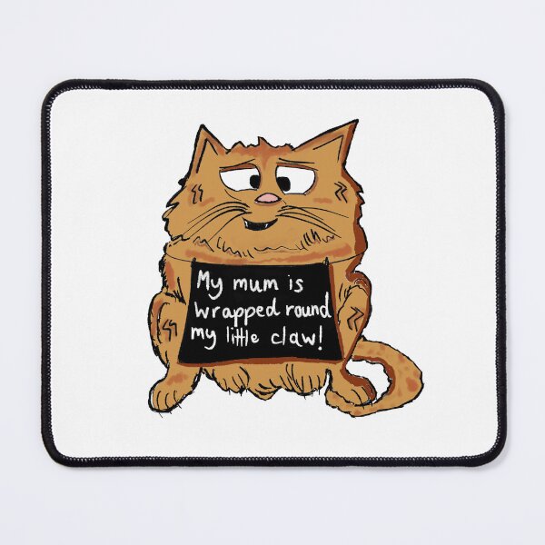 Item preview, Ginger cat comic- mum wrapped round his little claw. designed and sold by KPlayerAdhder.