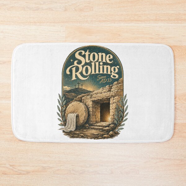 Item preview, Stone Rolling Since AD 33 Empty Tomb Christian Resurrection Vintage designed and sold by Derekquie.