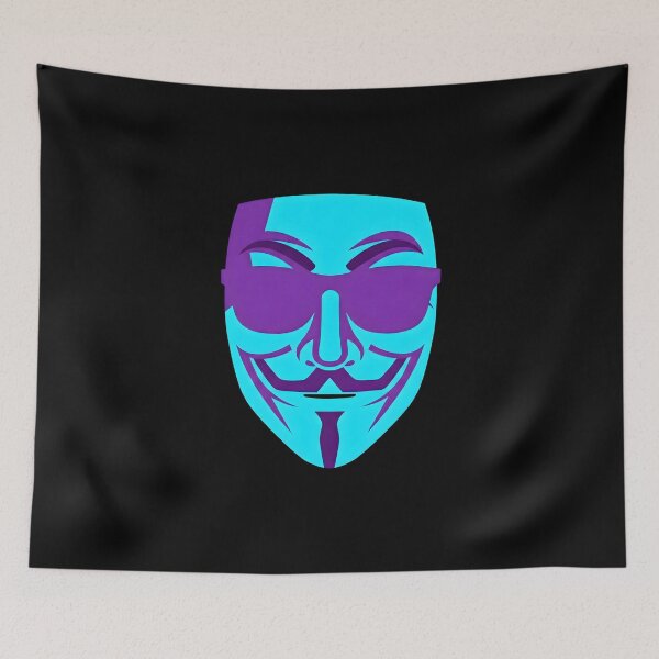 Item preview, Neon Hacker Mask Cyber Aesthetic designed and sold by MarCinu Art.