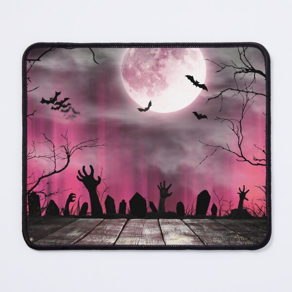 Item preview, Night of the Living Dead – Haunted Graveyard Full Moon Art | Red designed and sold by Frohyou.