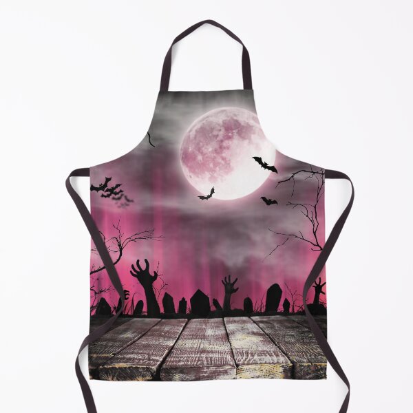 Item preview, Night of the Living Dead – Haunted Graveyard Full Moon Art | Red designed and sold by Frohyou.