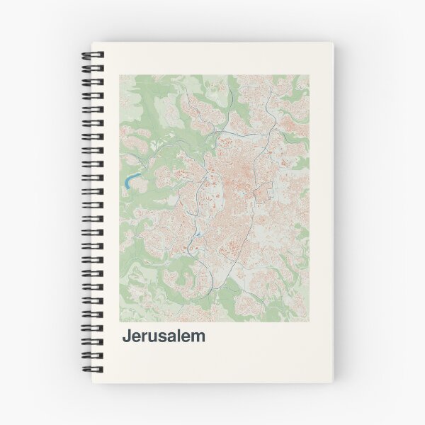 Item preview, Jerusalem Minimalistic Map Art designed and sold by MapsNerd.