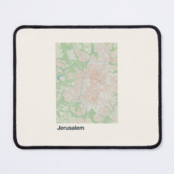 Item preview, Jerusalem Minimalistic Map Art designed and sold by MapsNerd.