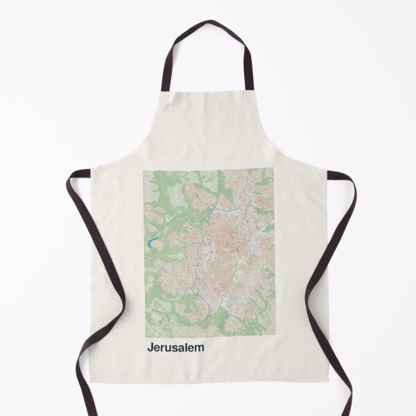 Item preview, Jerusalem Minimalistic Map Art designed and sold by MapsNerd.