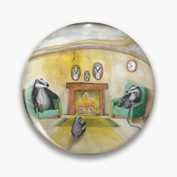 Item preview, Badger family designed and sold by Kimberley Cummings Illustration.