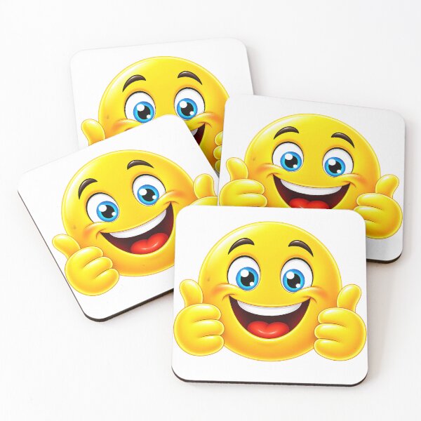 Item preview, Happy Smiley Giving Two Thumbs Up designed and sold by MagicCrystal.