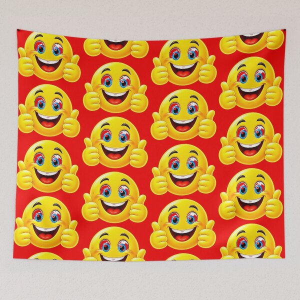 Item preview, Happy Smiley Giving Two Thumbs Up designed and sold by MagicCrystal.