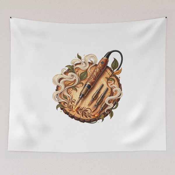 Item preview, Pyrography Tool Set - Ornate Woodburning Craft Art designed and sold by UrbanCanvvas.