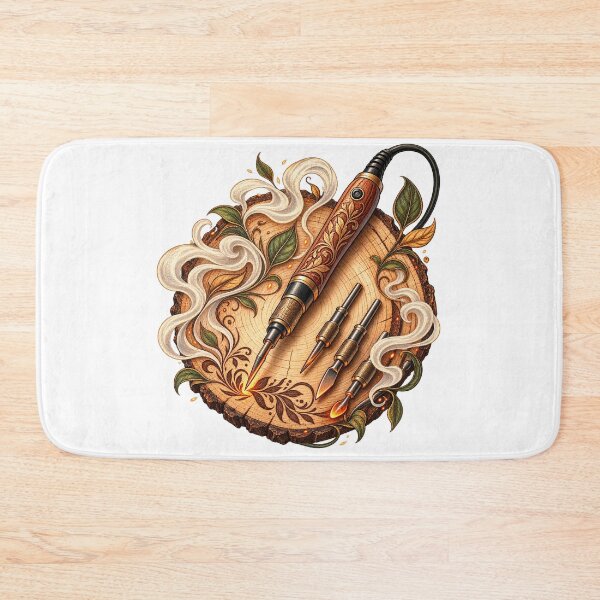 Item preview, Pyrography Tool Set - Ornate Woodburning Craft Art designed and sold by UrbanCanvvas.