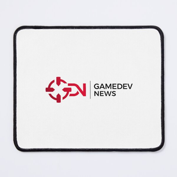 Item preview, GameDev News & Logo - Black Text designed and sold by DesignerDave's Merchtasmagoria!.