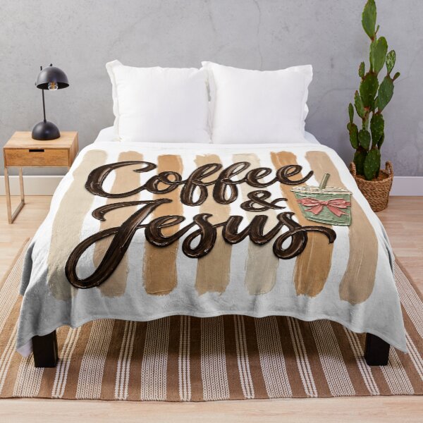 Item preview, Coquette Coffee And Jesus Iced Coffee Bow Aesthetic designed and sold by Derekquie.