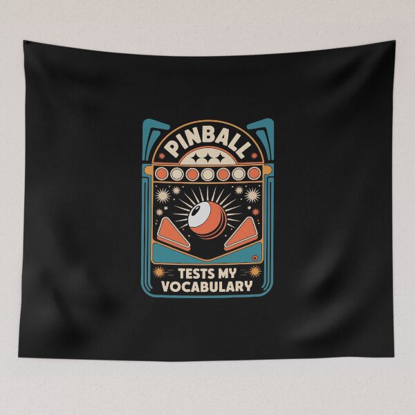 Item preview, PINBALL  TESTS MY VOCABULARY designed and sold by jkrphoto.