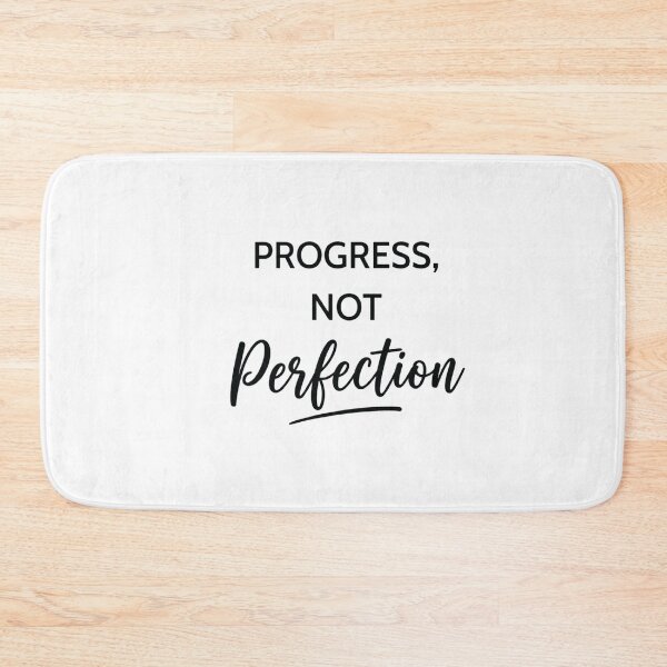 Item preview, Progress, Not Perfection, Inspirational Motivational designed and sold by CloudyPress.