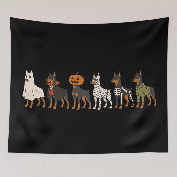 Item preview, Funny Dobermann Halloween Costume Trick or Treat Mom Dad Kids designed and sold by FurryHavenPH.