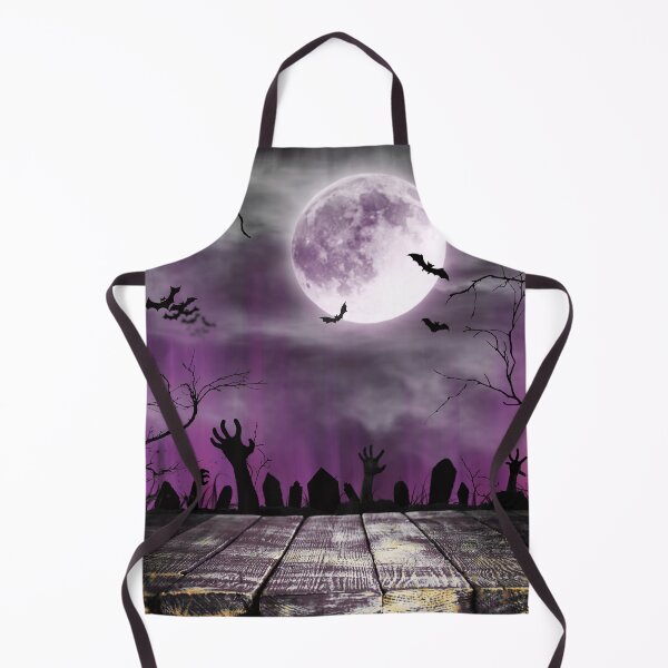 Item preview, Night of the Living Dead – Haunted Graveyard Full Moon Art | Purple designed and sold by Frohyou.
