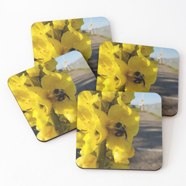 Item preview, Bumblebee on Mullein designed and sold by concretebotany.