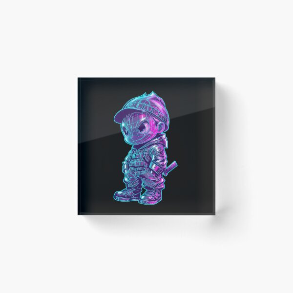 Item preview, Cyberpunk Urban Ninja Kid designed and sold by MarCinu Art.