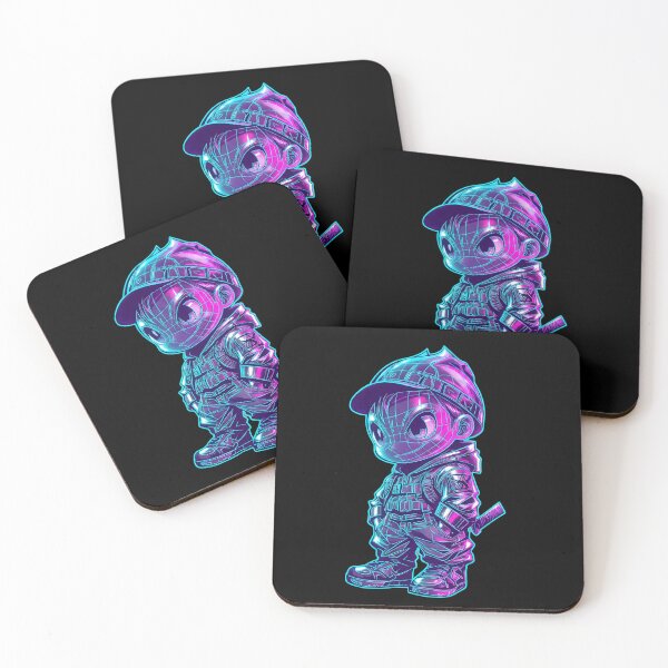 Item preview, Cyberpunk Urban Ninja Kid designed and sold by MarCinu Art.