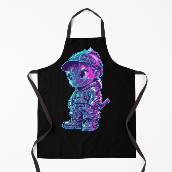 Item preview, Cyberpunk Urban Ninja Kid designed and sold by MarCinu Art.
