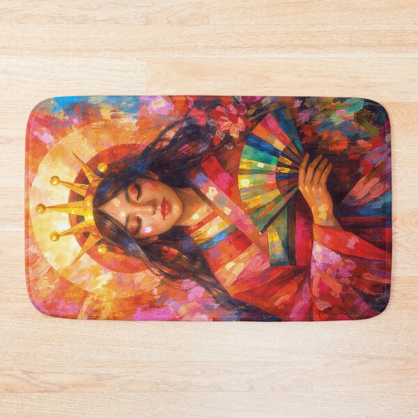 Item preview, Amaterasu – A Japanese Sun Goddess Painting designed and sold by GalleryKauffeld.