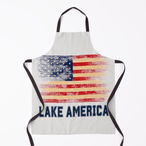 Item preview, Bandera estadounidense Lago América designed and sold by erozzz.