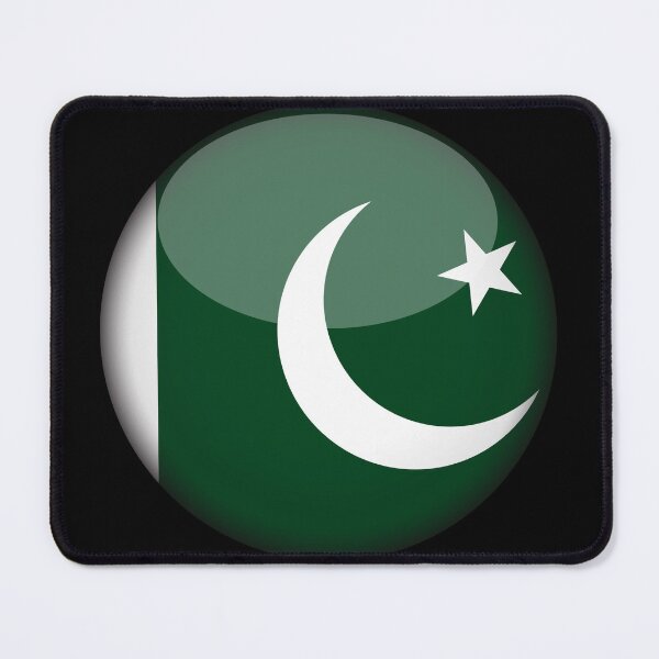 Item preview, Pakistani 3D Round Flag Pakistani Pride Design designed and sold by yazdogs.
